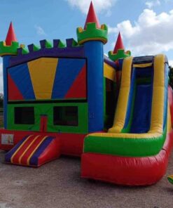 Multi Color bounce house combo