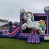 Unicorn Bounce House Combo