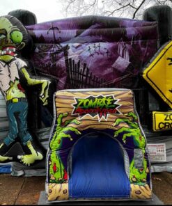 Zombie Halloween bounce house