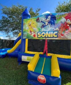 Sonic Bounce house\slide combo 27L 15W 16T